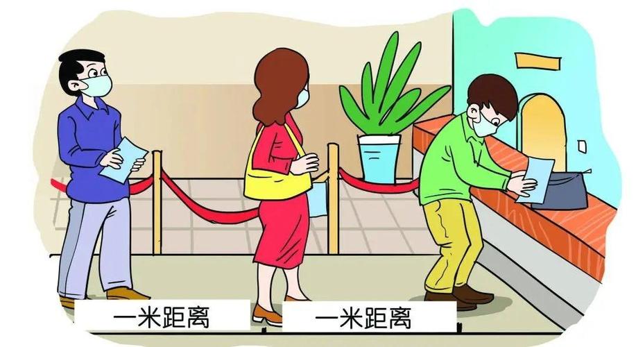 华源金太阳第二幼儿园认识"一米线"保持距离 预防病毒