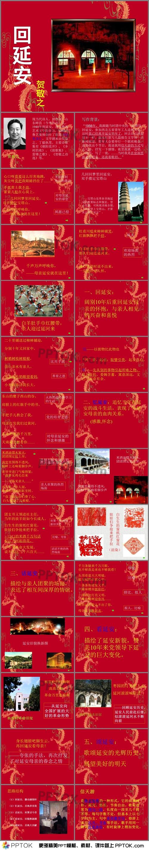 回延安ppt
