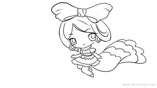 叶罗丽仙子菲灵简笔画怎么画 叶罗丽仙子菲灵简笔画简单