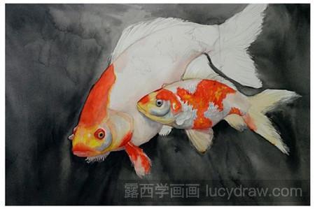 水彩画鱼的绘画步骤