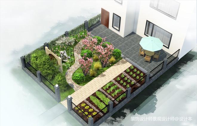 别墅院子设计案例效果图