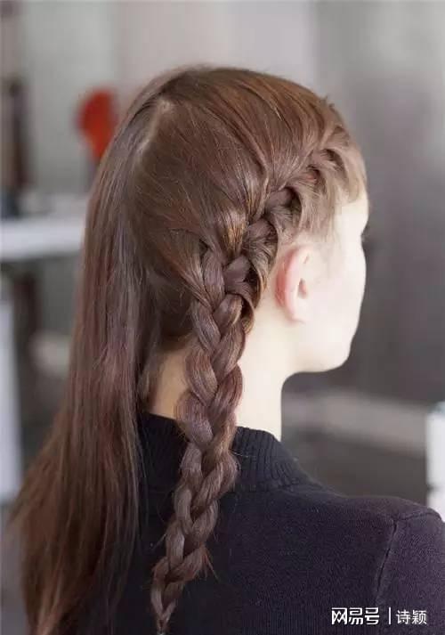 辫子编发扎法教程|发型|短发|马尾辫|减龄|中短发
