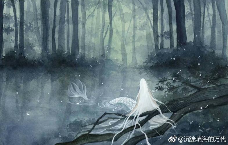 古风 古韵 中国风 手帐素材 插画 手绘 彩绘 头像 壁纸