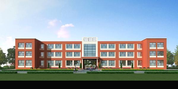 现代化的教学楼简笔画