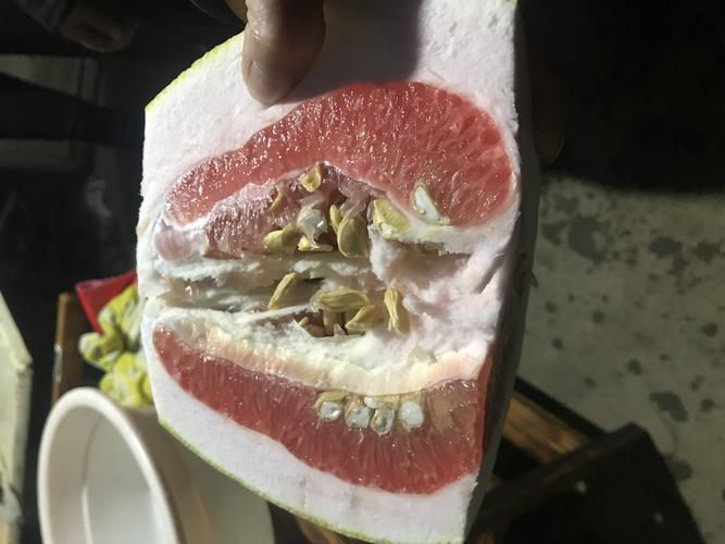 我前几年种的红心柚子为什么皮厚肉少籽大,苗假了吗,还是缺少什么药