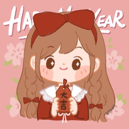超可爱的跨年头像