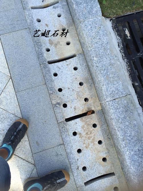花岗岩石材广场地砖水沟盖板排水篦子雨漏水沟盖板格栅水沟井盖板