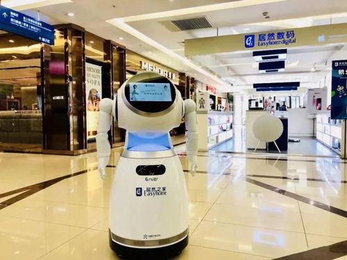 思岚科技的导引机器人已在环球港,万象城,红星美凯龙,居然之家等商场
