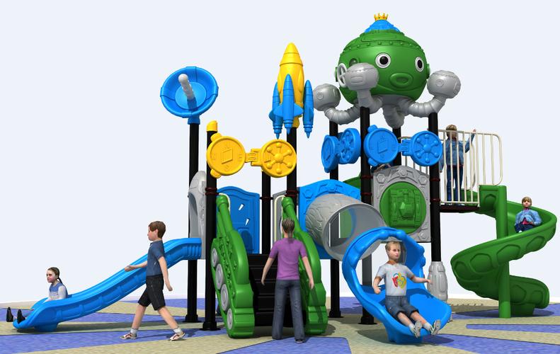 大型幼儿园滑梯室外儿童组合秋千塑料玩具水上户外游乐场设施设备