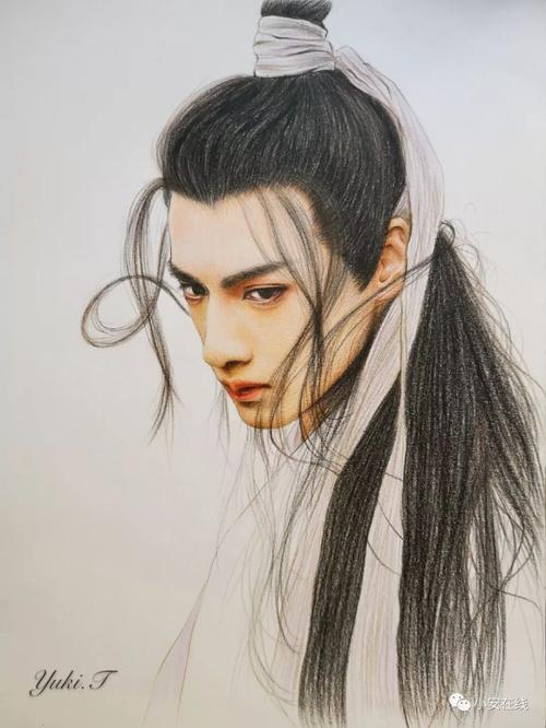 彩铅古风人物—润玉