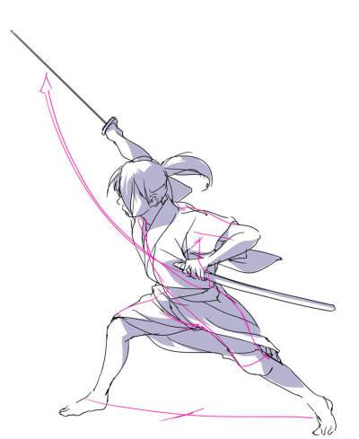 战斗人体姿势素材