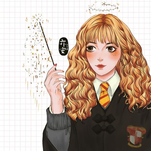 手绘复古风头像