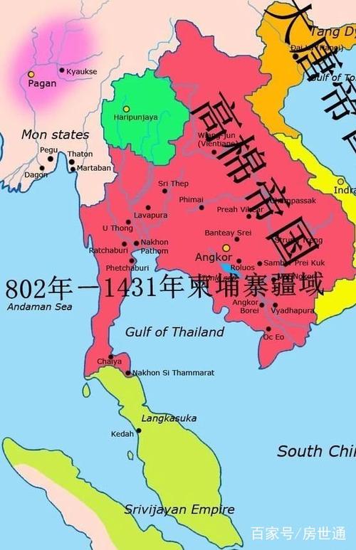 十张地图展现柬埔寨两千年疆域变迁