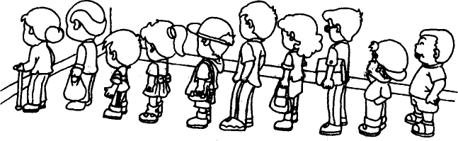 一元三次练程  数学一年级(上册) 题型:022 一共有(  )个人在排队