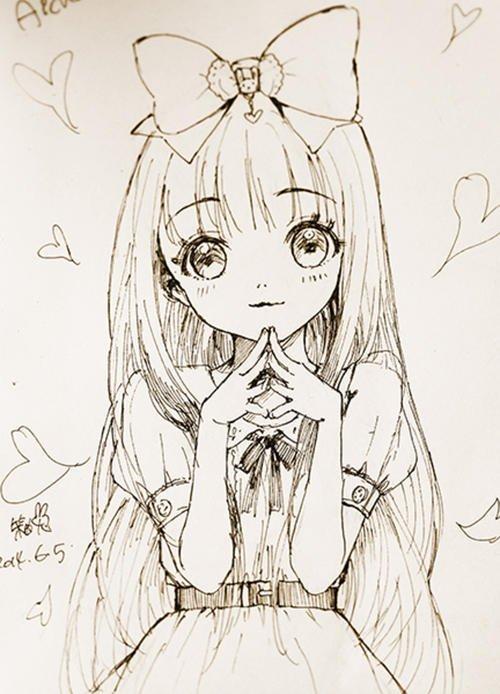 动漫 简笔画 卡通 漫画 手绘 头像 线稿 700_972 竖版 竖屏