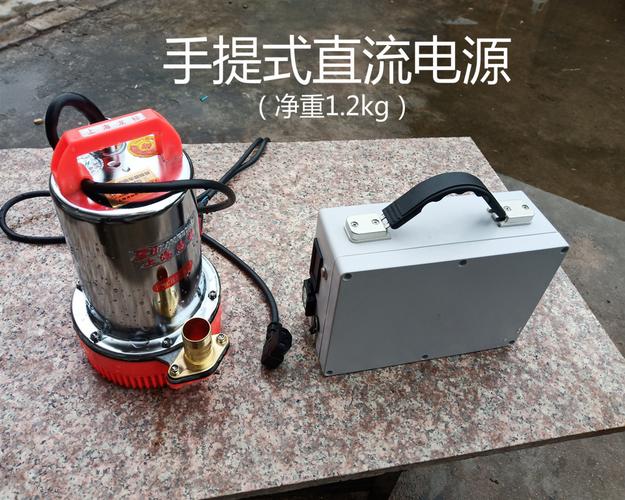 12v移动电源组合直流水泵家用户外照明灯电瓶锂电池电动车抽水泵