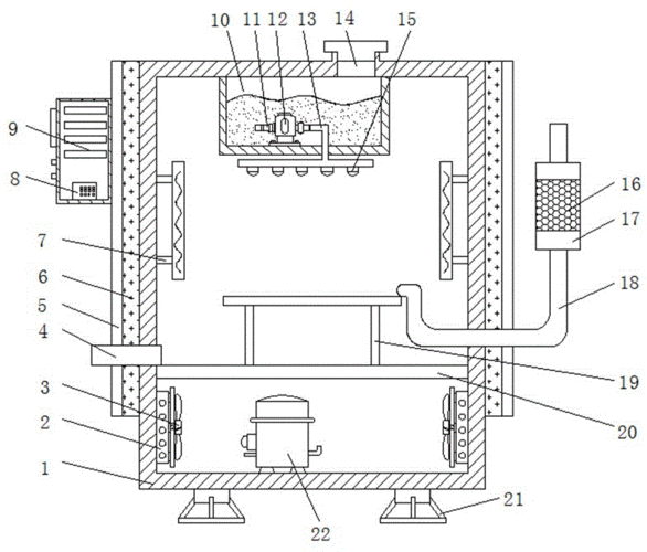 一种全自动雪花制冰机的制作方法
