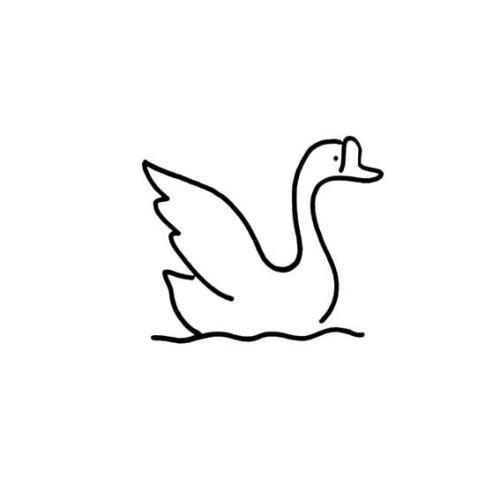 鸿雁简笔画怎么画