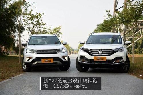 风神新ax7对比长安cs75 新兵比老将更胜一筹