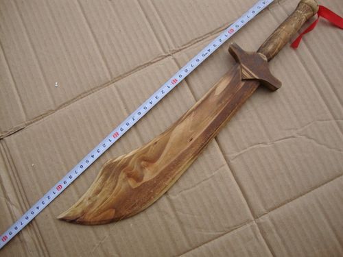 龙泉宝剑 木刀 桃木宝剑影视舞台表演道具 玩具刀剑 木制