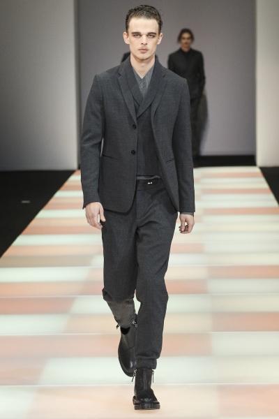 emporioarmani2015秋冬男装发布