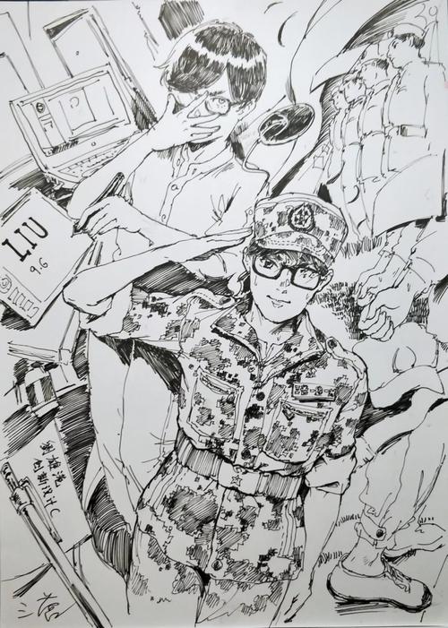 《画说军训》学画画的人,军训都是这么玩的!