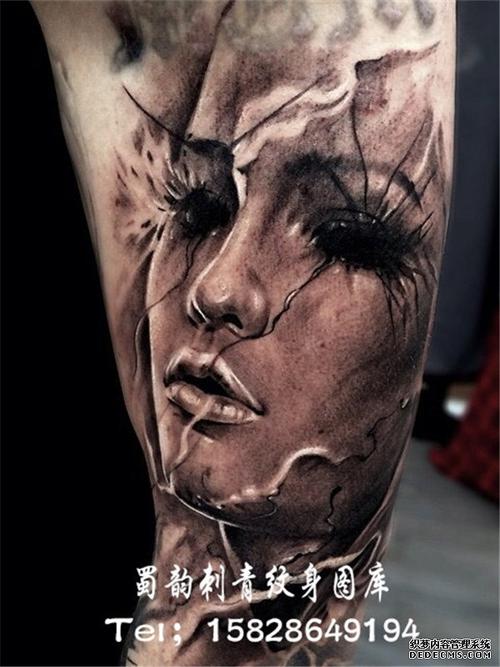 欧美纹身 彩色纹身 胳膊纹身 手臂纹身 女孩纹身