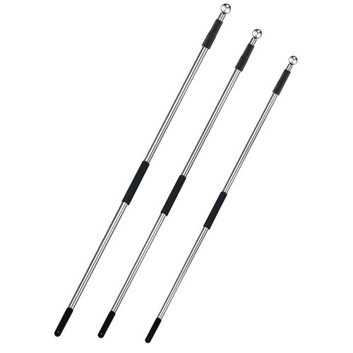 少先队大队旗旗杆 伸缩 2米国旗旗杆手持户外不锈钢伸缩旗杆3米广告