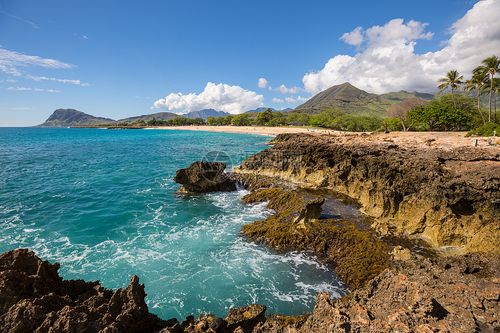瓦胡岛夏威夷瓦胡岛美丽的风景