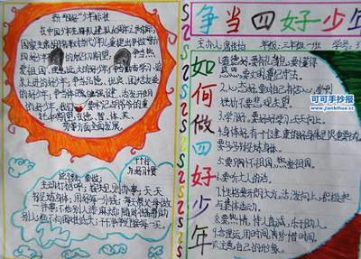 助力腾飞做自强好少年手抄报 好少年手抄报
