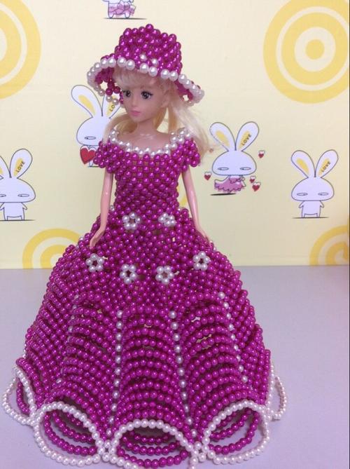 芭比娃娃手工连衣裙芭比娃娃连衣裙