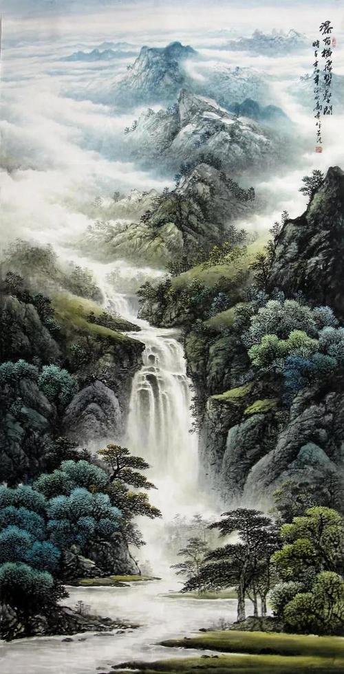 国宝级山水画一册欣赏收藏