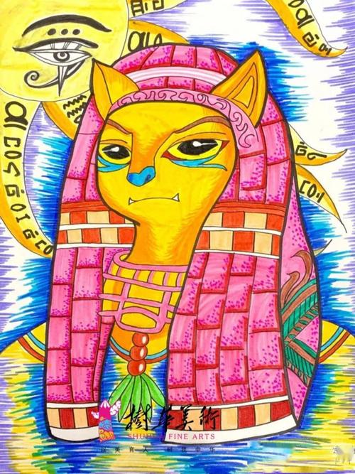 《 字母画—罗马石柱 》课题《 醉美金秋——胡杨树 》课题《 带花的