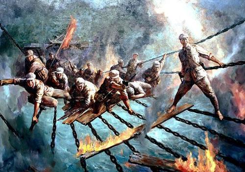 泸定桥,中国工农红军,大渡河,石达开,县太爷,铁索桥