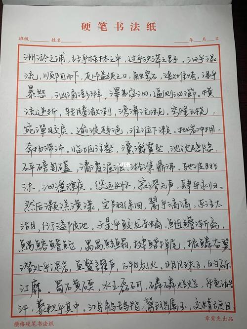 手抄上林赋猜猜我抄了几页