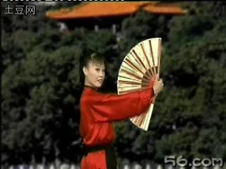 [中华乾隆扇全套教学]中华乾隆扇背面带口令/,乾隆扇演练张莉莉慢动作