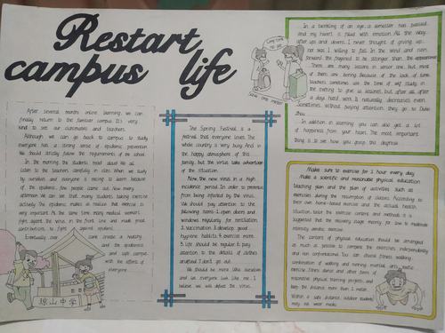 2020年海口市琼山中学第二届英语文化节(高一专场)手抄报优秀作品集