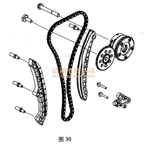 比亚迪g615t476zqa发动机正时链条的安装方法