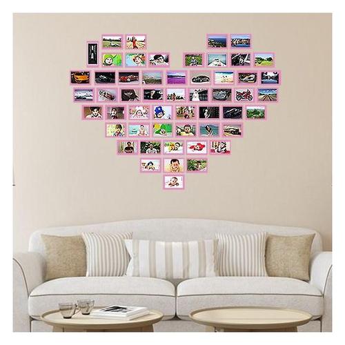 优选贴墙上的相册墙框墙贴照片墙壁贴纸卧室温馨墙面装饰爱心相片