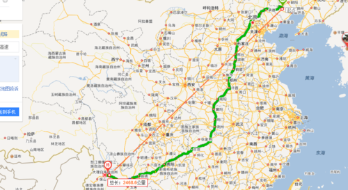 辽宁省喀左县到云南大理有多少公里