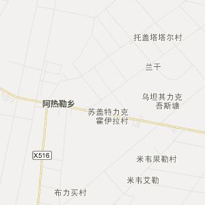 喀什地区莎车县地图