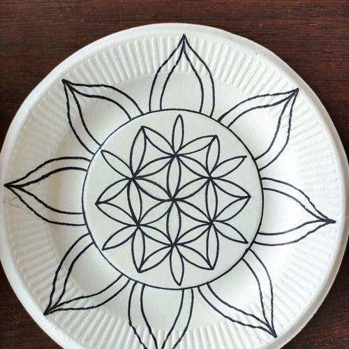 不一样的纸盘子_简笔画_简笔画教程_文化_绘画