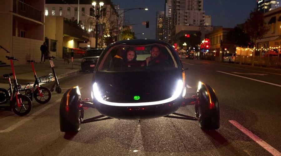 美国aptera太阳能三轮电动汽车官方宣传片!