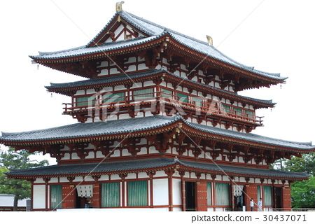图库照片: 药师寺 奈良 和硕教派
