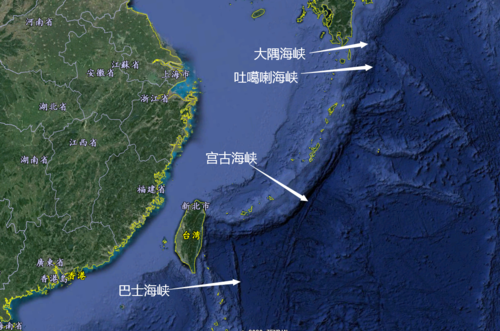 吐噶喇海峡是吐噶喇列岛北端与大隅群岛南部之间的水道,宽为56公里即