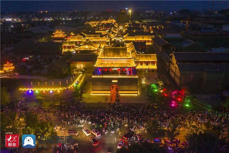 莒国古城首期开放一个月,旅游人次过百万!