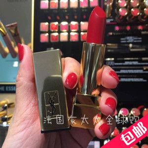 包邮正品圣罗兰口红迷魅方管唇膏 滋润保湿持久饱和201/214
