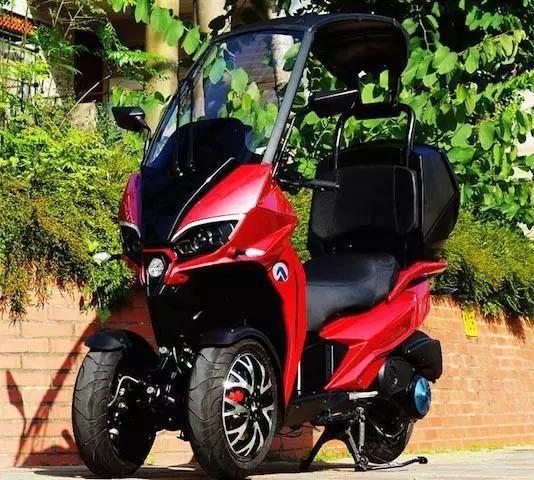 遮风又挡雨,adiva带蓬倒三轮摩托车