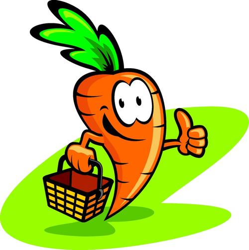 卡通胡萝卜形象