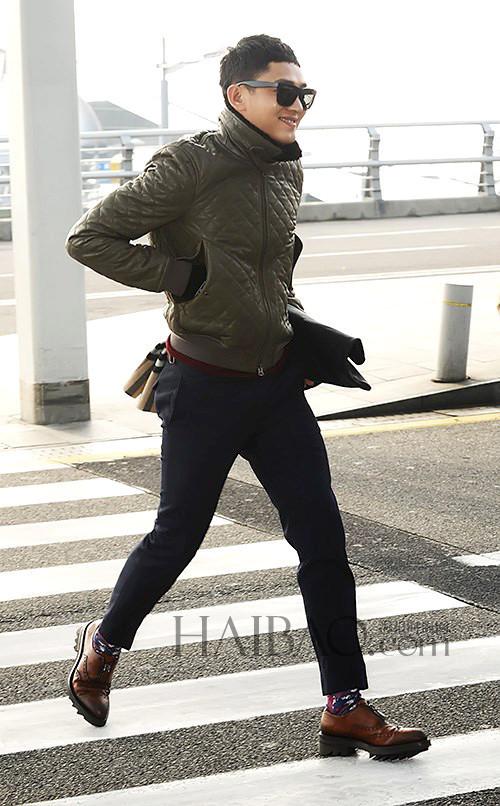 最新韩国男明星街拍:型男"装"帅随性利落最重要